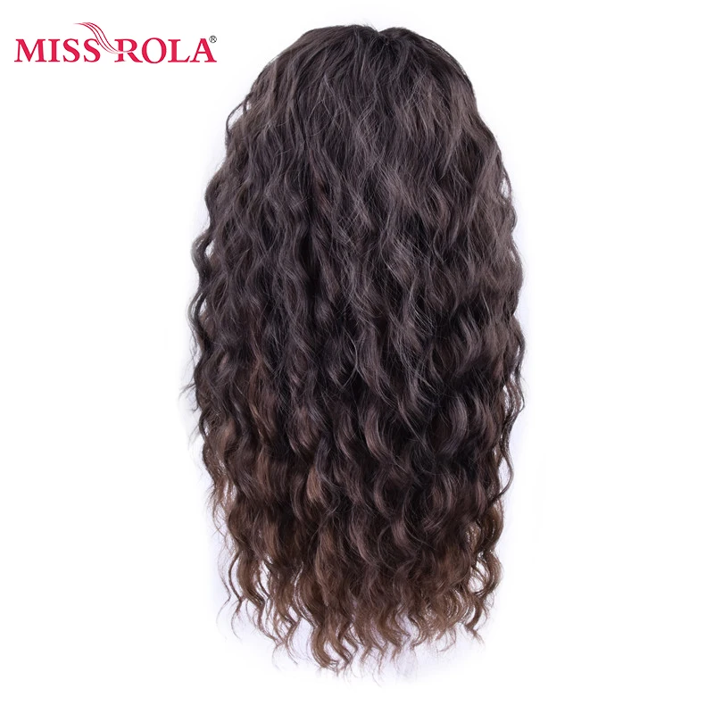 Miss Rola 2# длинные волнистые волосы плетение 6 комплектов предложения много Kanekalon синтетические волосы для наращивания Термостойкое волокно 16-20 дюймов