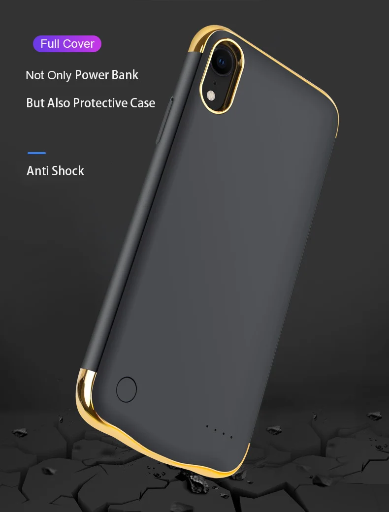XGODY противоударный чехол-батарея для iphone X XS XR XSMAX 6000 мАч Внешний банк питания для мобильного телефона для iphone X XS XR XSMAX