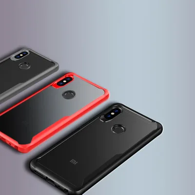 Чехол для Xiaomi Redmi note 5 противоударный Прозрачный чехол телефона Pro Мягкий ТПУ