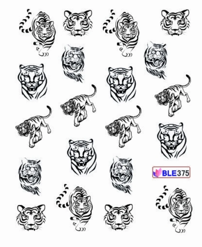 11 упаковок/партия наклейки для ногтей|nail sticker flower|nail artnail |