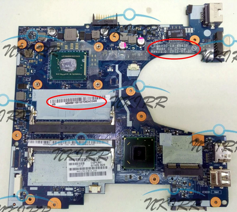 Q1VZC LA 8941P 8943P Pentium DDR3 HM70 материнская плата для Acer Aspire one 756 V5 131 171 C710 TravelMate B113 E