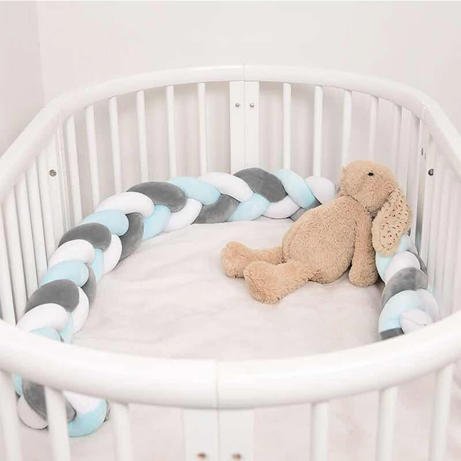 1 м/2 м/3 м ручной работы плетеная nody Knot новорожденная кровать бампер длинная завязанная тесьма Ledikant бампер детская кроватка бампер декор комнаты