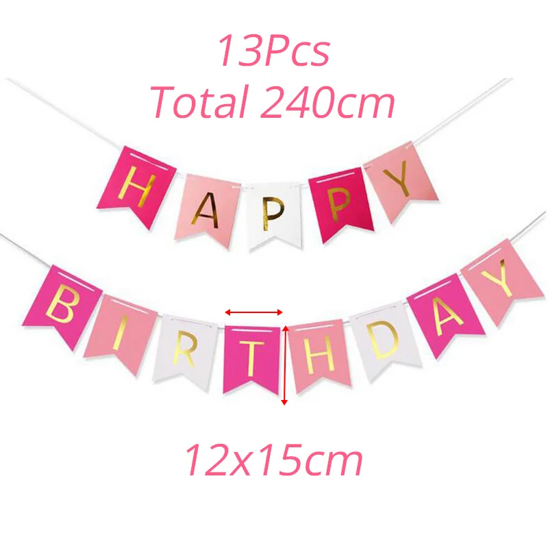1pc banner 2 1 костюм, розовые/синие воздушные шары для первого дня рождения с короной принцессы и принца для мальчиков и девочек, Беби Шауэр детский вечерние украшения на день рождения - Цвет: 1pc banner 2