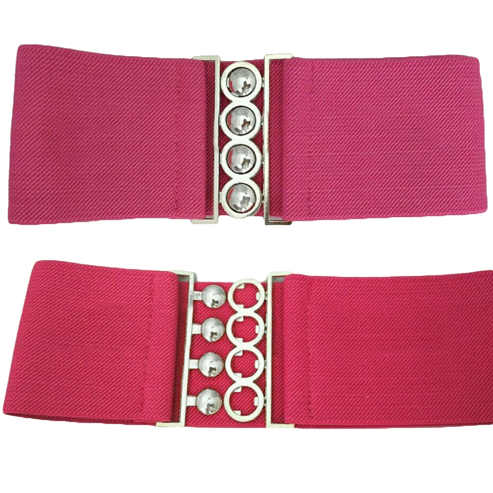 Женская мода Cinch Пряжка Широкий эластичный пояс корсетный пояс