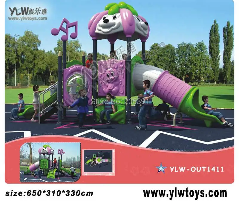 Морская доставка открытая игровая площадка для парков/школ пластиковая детей 2014