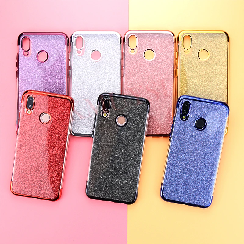 Чехол из ТПУ с блестящим покрытием для Huawei Y9 Y7 Pro Y6 P Smart P10 P20 P30 Lite Mate 20 Lite Honor 8X 7A Pro Mate 10 Lite