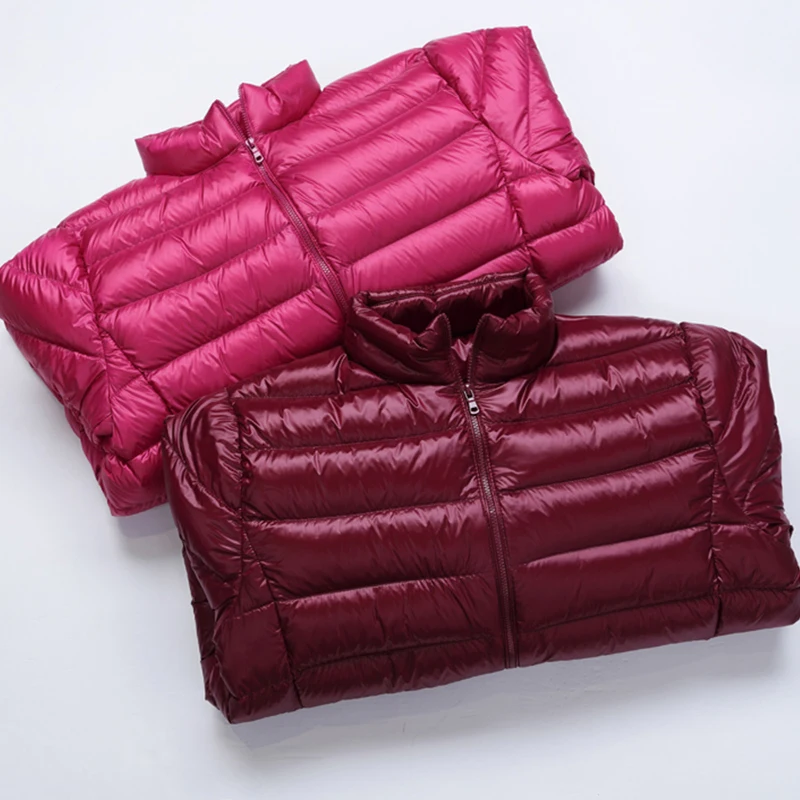 

Super big Obese women plus size s-6XL Coat Ultra warm Light Duck Down Jacket Overcoat Jackets Winter Coats Portable