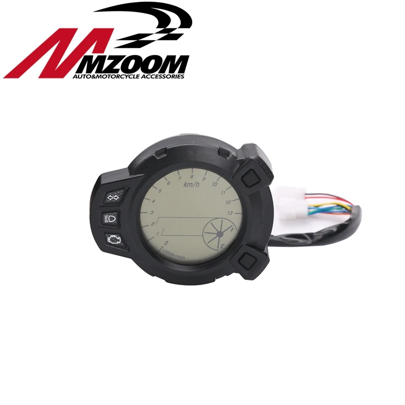 Мотоцикл 10000RMP LCD цифровая подсветка Тахометр контрольный датчик Спидометр Одометр для Yamaha Zuma BMK x125 YW125