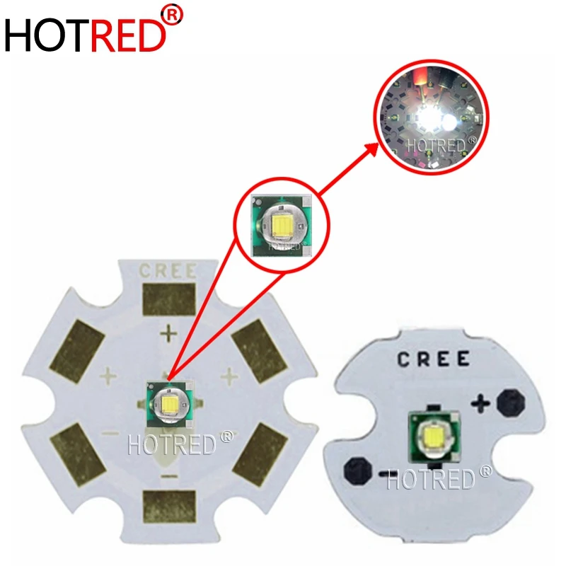 Светодиодный диодный излучатель Cree XPE 10 шт. 1 3 Вт теплый белый свет 3000 К холодный