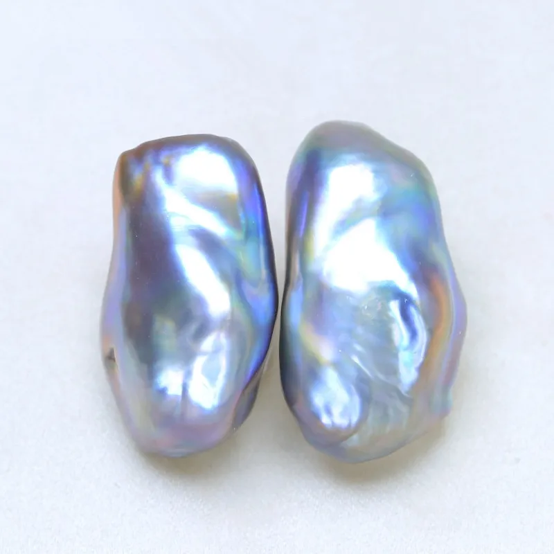 blue or purple BaroqueOnly 10-20 мм чистая поверхность неправильные бусины барочного жемчуга натуральный пресноводный фиолетовый жемчуг для diy ювелирных изделий macking BCT - Цвет: blue or purple