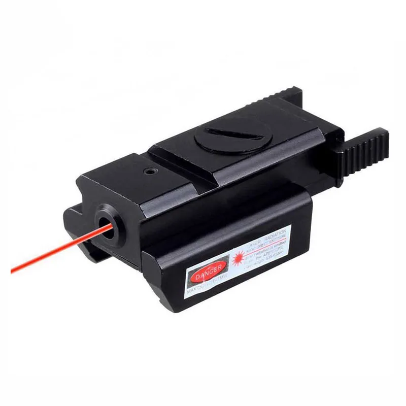 Легкий тактический фонарик + Красный лазерный прицел Combo охотничий страйкбольный