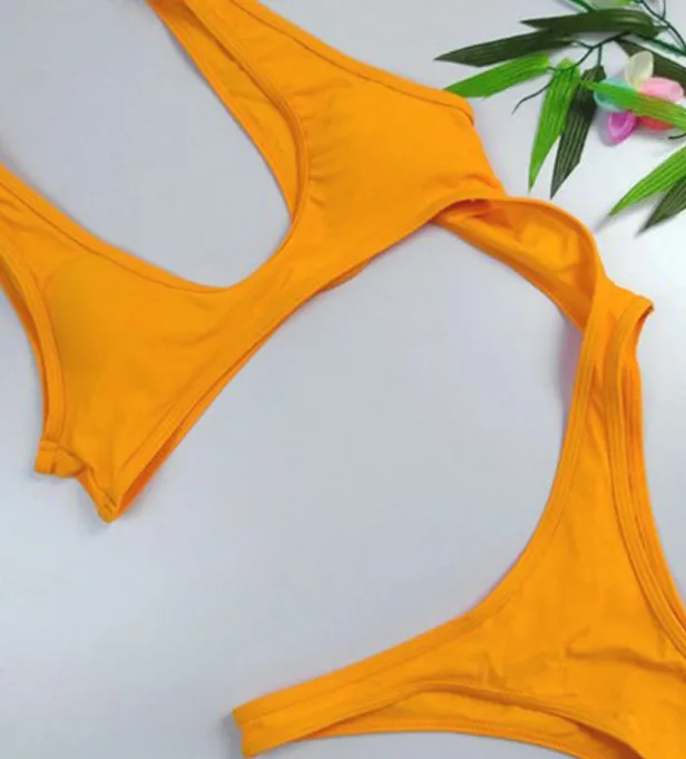 Купальник для Для женщин цельнокроеное платье Монокини Sexy высокой Cut выдалбливают пляжной сплошной Черный цвет; Большие размеры стринги цельный Плавание костюмы S-XXL - Цвет: show color