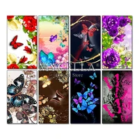 new diamond mosaic animals rhinestone home decoration 5d diy diamond painting butterfly full drill gift embroidery wall stickers