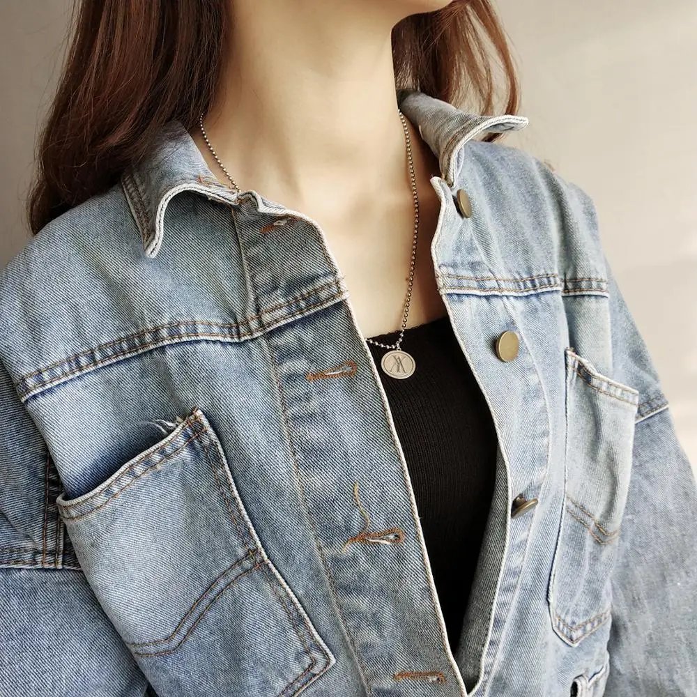 Круглое ожерелье в ретро-стиле из стерлингового серебра 925 пробы с кулоном YA