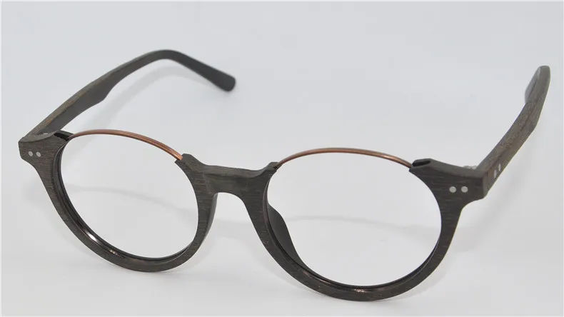 Модные новые очки Armazones Opticos Mujer оправа GoggleMen женские ретро очки деревянная оправа фирменный дизайн полуметаллический обёрточная бумага - Цвет оправы: C19