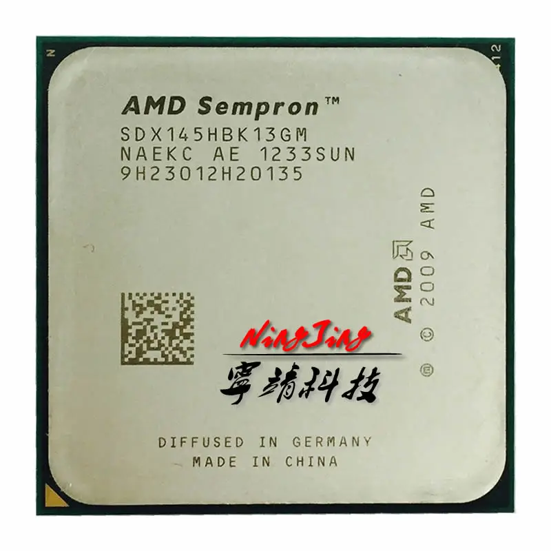 AMD Sempron 145X145 X145 2 8 ГГц одноъядерный ЦПУ процессор SDX145HBK13GM разъем AM3|socket am3|amd sempron