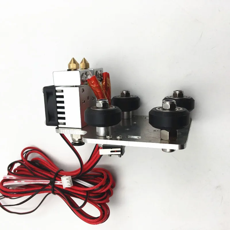 

funssor HE3D/Tarantula aluminum dual hotend carriage kit Tarantula Dual Extruder Upgrade Full Kit