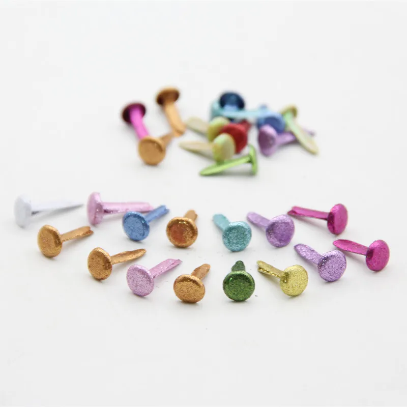 30 шт. смешанные Цвет 9 мм круглый Блестящая обувь с металлическим украшением