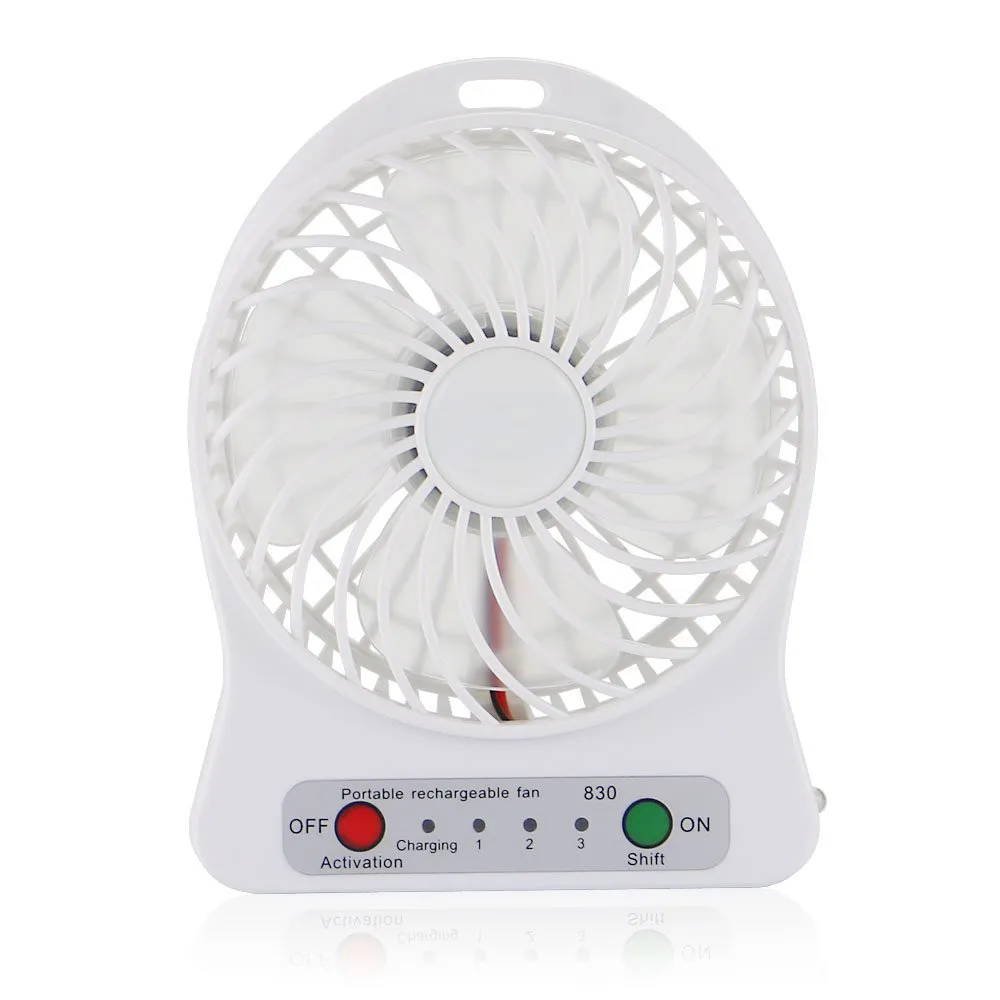 Battery Included Fan Portable Mini Cool handheld USB 18650 Rechargeable 02# 