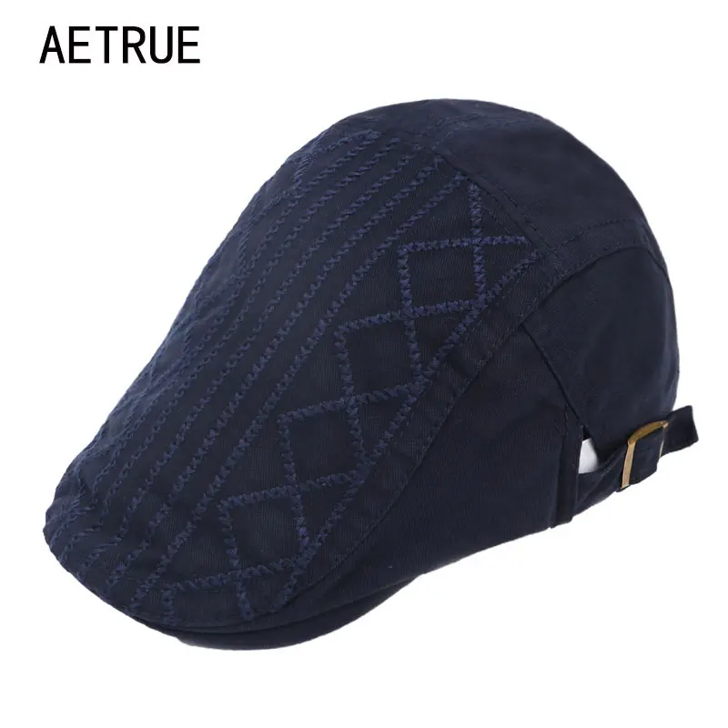AETRUE модные береты шапки мужские летние для мужчин женщин Casquette козырек кепка с