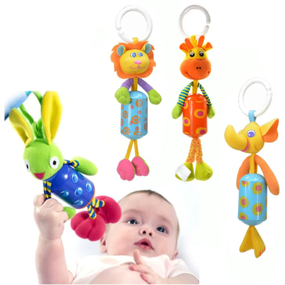 Милые детские Животные Игрушечные лошадки 4 стиля кукла мягкими веселый качалки