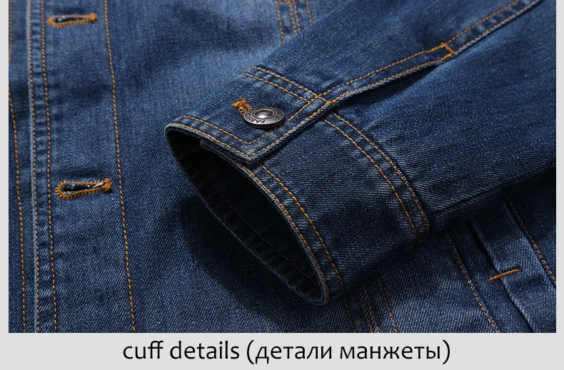 YIHUAHOO куртка мужская размера плюс 4XL 5XL Повседневная Весенняя Осенняя брендовая джинсовая куртка в ковбойском стиле с несколькими карманами Карго джинсовая куртка мужская BBZD-3219