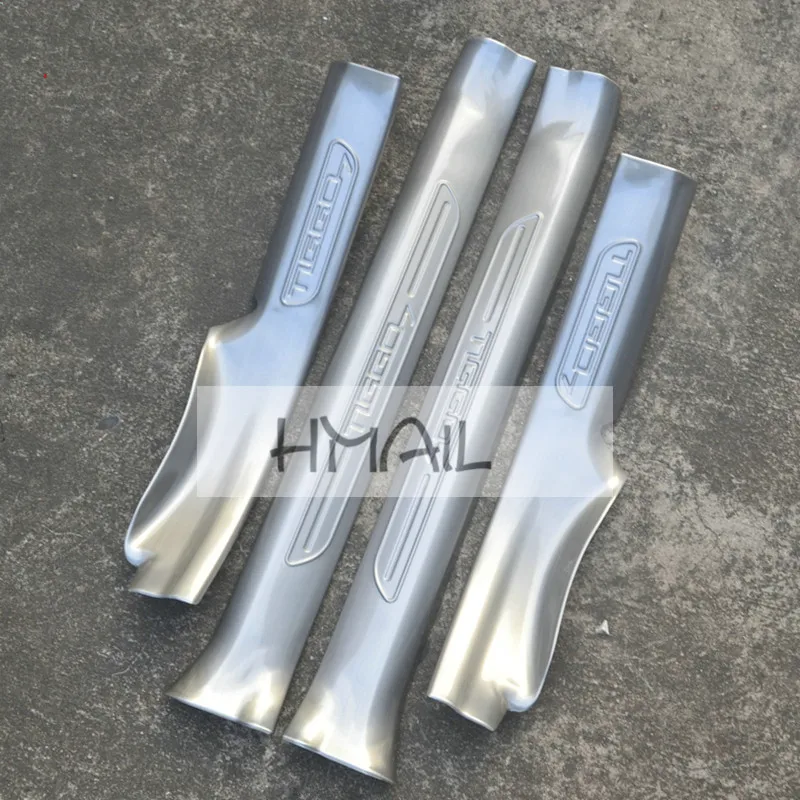 

inner door sill strip for TIGGO7 CHERY 2016 2017 built-in stainless steel Threshold strip welcome pedal Scuff plate car-styling