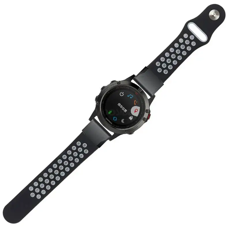YOOSIDE Fenix 6X Браслет спортивный силиконовый 26 мм Quick Fit ремешок для часов Ремешок для Garmin Fenix 3/Fenix 3 HR/Fenix 5X/5 Plus