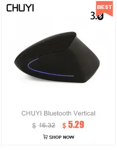 CHUYI Bluetooh Беспроводной перезаряжаемая мышь Silent 1000 Точек на дюйм компьютер Бесшумная мышь зарядки Эргономика игровая мышь для ноутбука Desktop