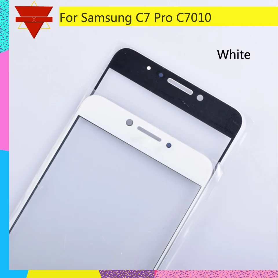 Для Samsung Galaxy C7 Pro C7010 SM-C7010 SM-C7010Z сенсорный экран Передний со стеклянной панелью