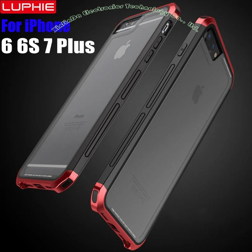 Чехол для IPhone X, 6, 6 S, 7, 8 Plus, роскошный чехол Luphie, алюминиевая металлическая рамка+ 9H стеклянная задняя крышка для iPhone8 IP731
