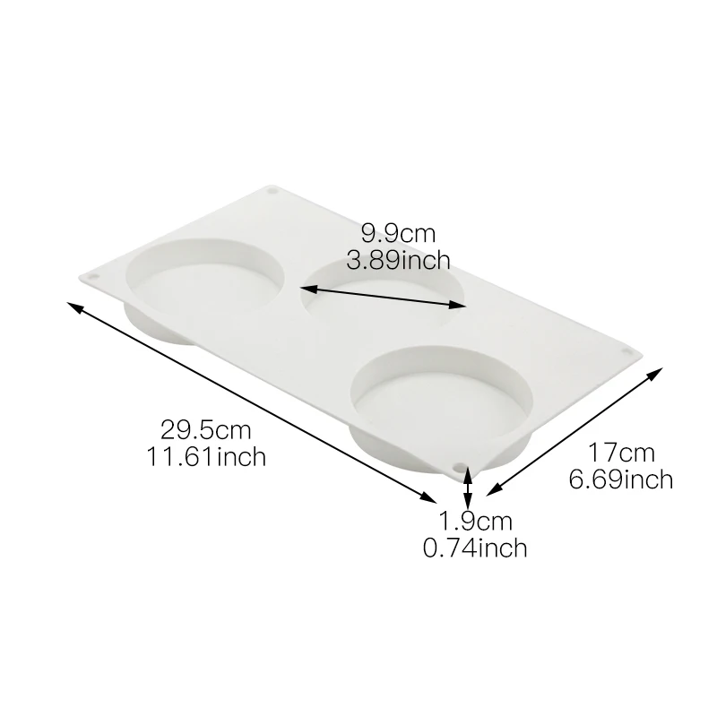 3 полость вокруг мусса форма для украшения торта инструмент самостоятельной