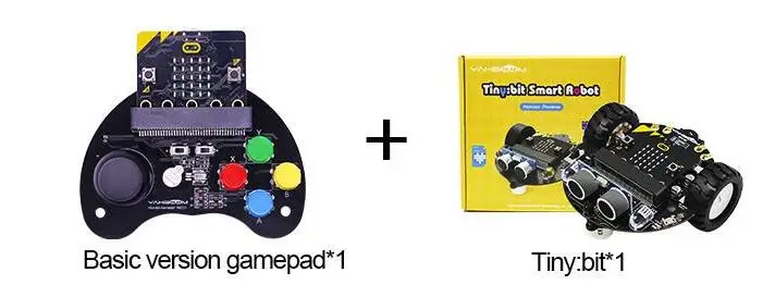 handel No Microbit Yahboom Tiny: bit умный робот автомобильный пульт дистанционного управления умный автомобильный комплект для micro: bit - Цвет: handel No Microbit
