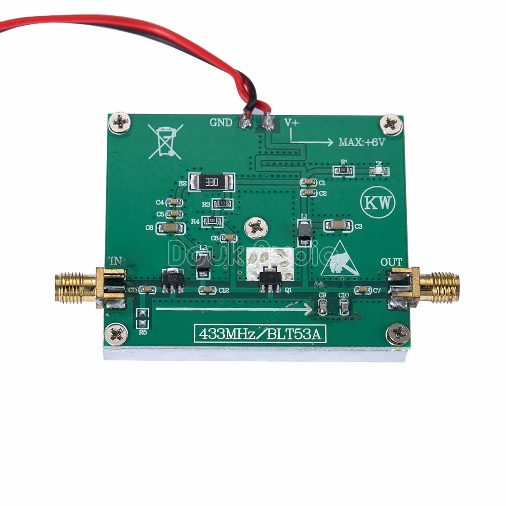 Усилитель мощности BLT53A 433 МГц RF 2 Вт для модуля передачи данных si4463 / SI4432|Усилители