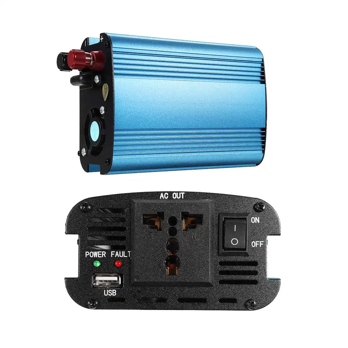 Пики Мощность 3000W DC12V 24 V-AC220V автомобиля ЖК-дисплей Дисплей Солнечный Мощность инвертор Модифицированная синусоида преобразователь