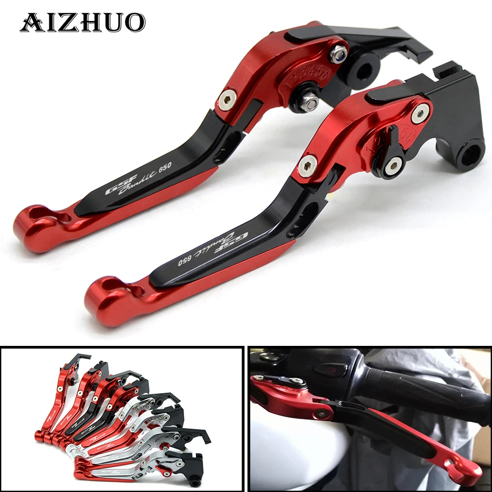 Аксессуары для мотоциклов CNC Adjusterable тормозной рычаг сцепления Suzuki GSF650 Bandit GSF 650 2005