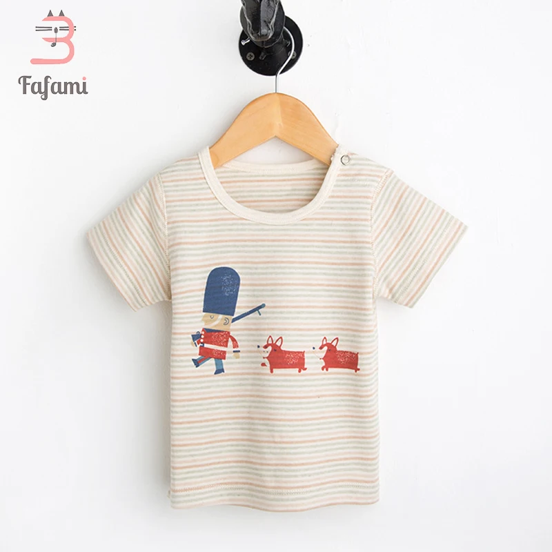 2 шт/комплект детская одежда органических хлопковый топ Детская Одежда для
