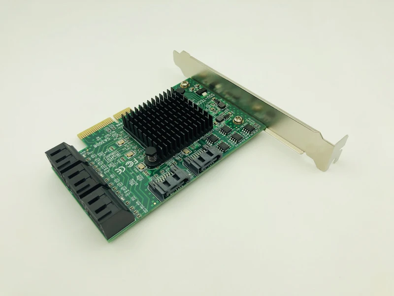 Адаптер PCI E Express на SATA 3 0 III с 8 портами 6 ГБ|Платы расширения| |