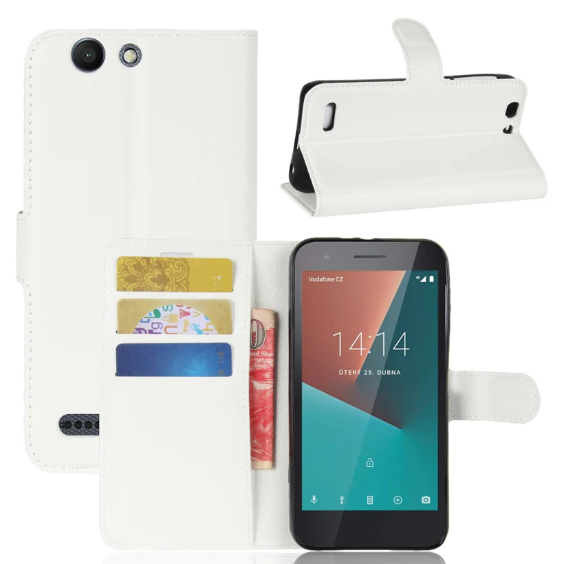 Из искусственной кожи чехол-бумажник чехол для Vodafone Smart 6 Чехол во-первых 7 E8 N8 Скорость 6 Ultra 7 VF795 VF995N VDF700 VF895 VF200 флип чехол s