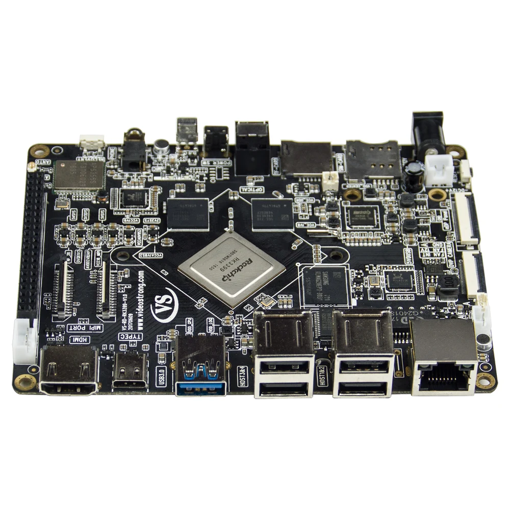 MECOOL VS RK3399 Android 7.1 DIY Mali T860 TV Box Super Development Board Max 4GB RAM 32GB ROM 4K 10Bit VP9 Media Player|media player|tv box4k media