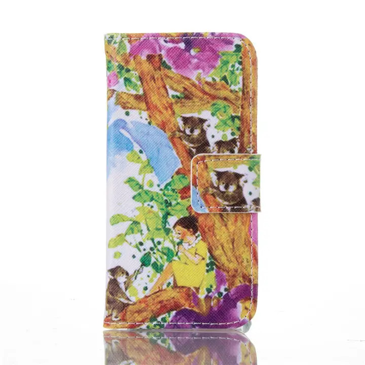 Koala Винтаж чехол для samsung Galaxy A3 A5 j3 j5 j7 Prime A10 A20 A30 A40 A50 A70 кожаный чехол-книжка С Откидывающейся Крышкой и функцией подставки P21E - Цвет: Koala