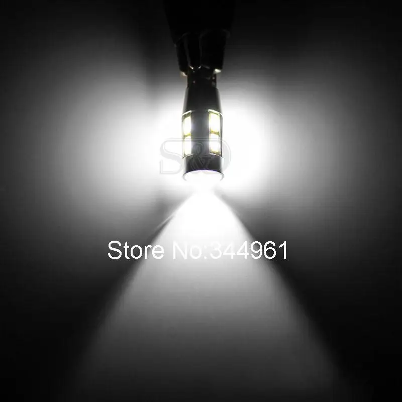 T10 W5W 5630 SMD белый CANBUS OBC светодиодный светильник без ошибок 501 dash автомобильный s