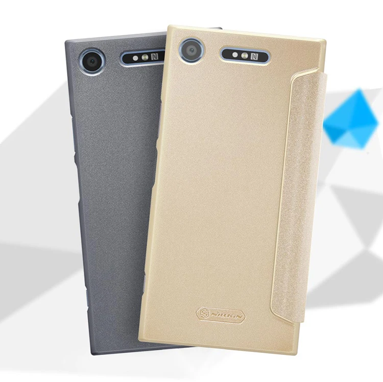 Для Sony Xperia XZ1 G8341 G8342 кожаный чехол NILLKIN модный бизнес задняя крышка флип телефон оболочка Мобильный защитный чехол