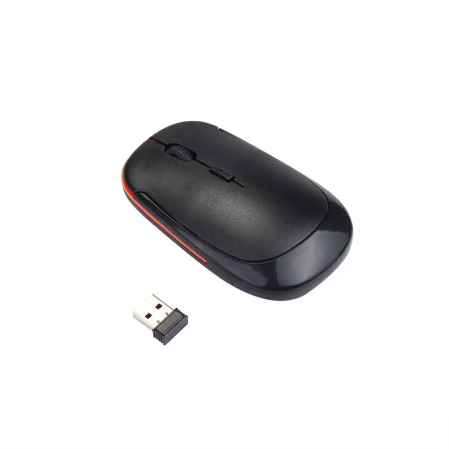Горячая тонкая игровая мышь 2 4 ГГц usb-ресивер беспроводной мыши 0 приемник
