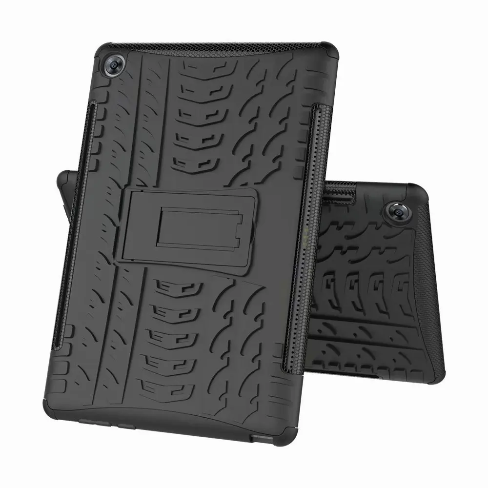 Black Противоударный чехол для huawei mediapad M5 10(PRO) CMR-AL09/CMR-W09 Чехол Броня подставка силиконовая крышка для huawei M5 10,8 дюймов - Цвет: Black