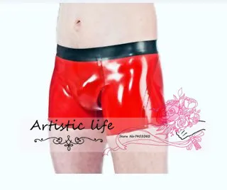 Горячая распродажа сексуальное мужское латексное нижнее белье фетиш горячее