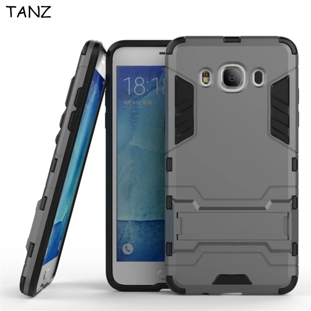 TANZ Железный человек супер защита 3 в 1 ТПУ + ПК чехол-подставка для Samsung Galaxy J1 J3 J5 J7