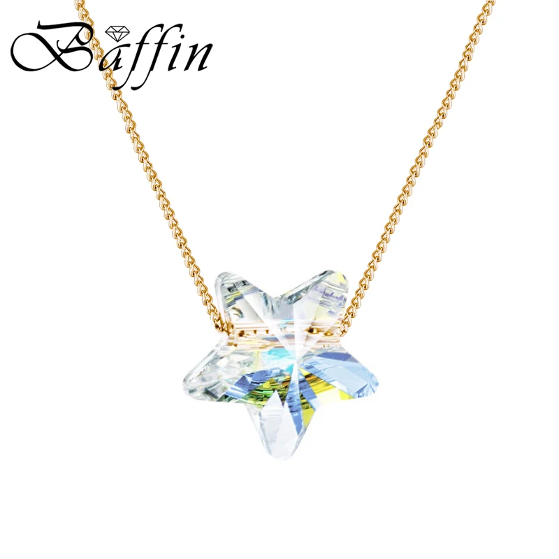 Женское Ожерелье с кулоном BAFFIN серебряное/золотое украшение элементами