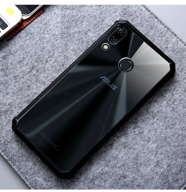 Для Asus ZenFone 5z ZS620KL/Zenfone 5 ZE620KL ASUS_X00QD Кристальный Гибридный Бампер прозрачный жесткий акриловый чехол-накладка для телефона