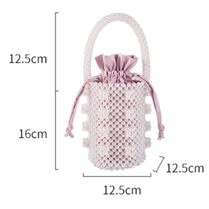 Модная жемчужная дамская сумочка сумка из бисера Женский кошелек ручной работы